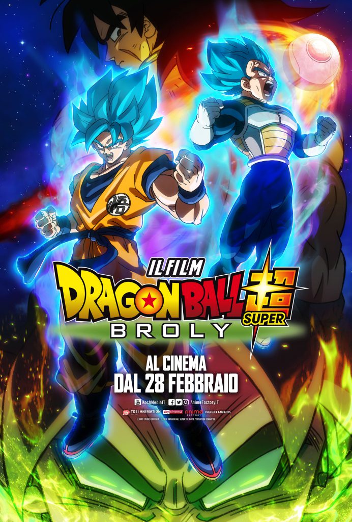Dragon Ball Super: Broly – Il Film si mostra con il trailer italiano e il poster ufficiale - Dragon Ball Super Broly Full Movie 2019 English